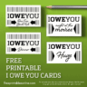 Block Stripes IOU Business Cards