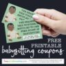Onesie Free Babysitting Coupon