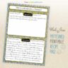 Cali Jive Printable Recipe Page (A4)