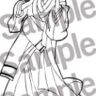 Japanese Geisha Princess Printable Coloring Page