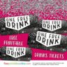 Confetti Free Drink Ticket Template