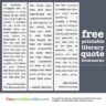 Literary Quotes Bookmarks