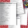 Christmas carol fill in the blank story templates