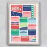 2021 Printable Calendar (A4)