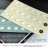 Unbranded Stars Printable Loyalty Cards