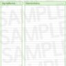 Green Recipe Jotter Page