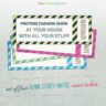 Striped Vintage Blank Event Ticket Templates