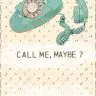 Vintage Telephone Call Me Maybe Printable Business Cards