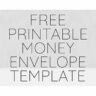 Money Envelope Template