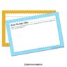 Fringed Cupcake 4x6 Recipe Cards