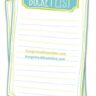 Make Your Own Bucket List