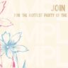 Emily Floral Letterpress Invitations