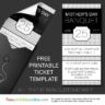 Dotpress Banquet Ticket Template