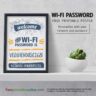 Personalized Wifi Password Poster