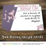 Cocktail Recipe Cards