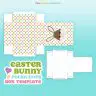 Polka Dot Easter Bunny Box Template