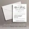 Eat & Drink Free Dinner Party Invitations