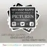 Get Snap Happy Wedding Hashtag Reminder Cards