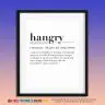Printable Hangry Sign (US Letter)
