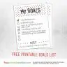 My Goals Printable To Do List
