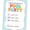 Pool Party Invites for Kids