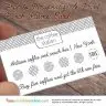 Sketched Lines Punch Stamp Card