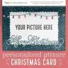 Snowy Frills Merry Christmas Photo Card