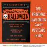 Printable 2016 Halloween Party Invitation