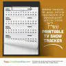 Printable TV Show Tracker (A4)