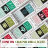 Admit One Printable Christmas Raffle Tickets
