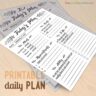 Modern Elements: Today's Plan (US Letter)