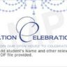 Mardi Ball Printable Graduation Announcements