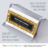 Gold Encrusted Personalized Business Cards