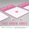 Free Bridal Shower Bingo Card