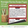 Nostalgic Flurries Recipe Page (US Letter)