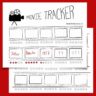 Printable Movie Tracker