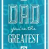 All Stars Dad You're The Greatest Father's Day Greeting