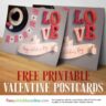 Love & Coffee Happy Valentine's Day Postcards