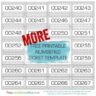 Printable Numbered Tickets (240-359)