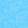 Blue Flowing Modern Christmas Tree Card