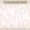 Retro Treated 3 x 5 Printed Recipe Card