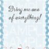 Stockings and Snow Printable Christmas List (A4)