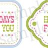 Happy Holidays from Me to You Gift Tags