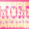 Pink And Yellow Happy Mother's Day to the Best Greeting Card
