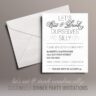 Eat & Drink Free Dinner Party Invitations